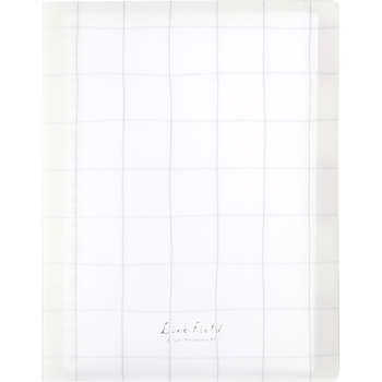 国誉(KOKUYO)格子印象B5活页本学生Campus笔记本子附5色索引分隔页 40张 灰色 WSG-RULP11MM