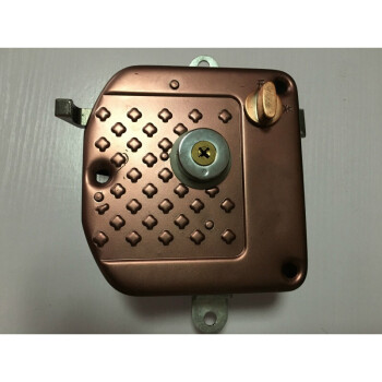 老式锁防盗门锁机械锁 红古铜 适用于门厚>55mm 通用型 带钥匙