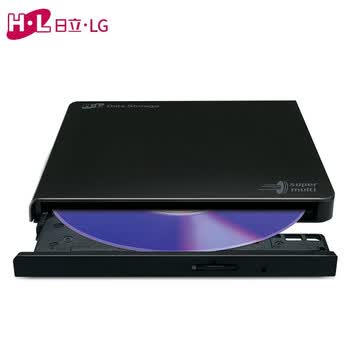 H·L Data Storage日立·LG光存储 (H·L Data Storage) USB外置刻录机/兼容Windows苹果MAC系统配正版软件/GP65NB60