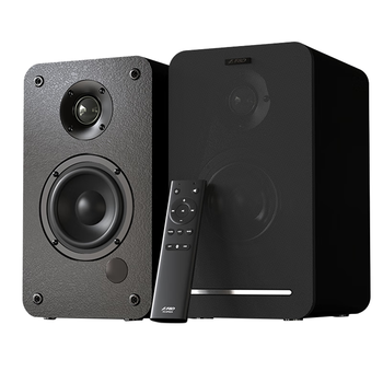 奋达（F&D）桌面蓝牙音箱2.0纯木质遥控音响高重低音立体声笔记本USB家用电脑有源音箱 R40BT