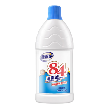 老管家 84消毒液衣物漂白除菌剂地板家居杀菌剂含氯消毒水1.25L