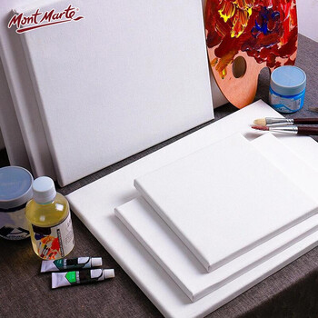 蒙玛特(Mont Marte)油画框6个装30*40cm 丙烯油画颜料学生画画工具棉布油画布板套装V SX-CHCS30406+CMRD0030