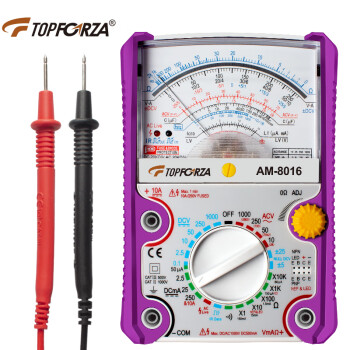 拓伏锐（TOPFORZA）AM-8016 指针万用表高精度26档机械表多用万能表交直流电工表