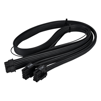 银昕（SilverStone）PP14-EPS RTX40系显卡线（PCIE 5.0/12+4 pin 12VHPWR/支持银欣三代电源）