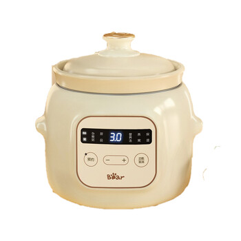 小熊（Bear）电炖锅DDG-D10H5  婴儿辅食锅1L bb煲辅食机 电炖盅 迷你宝宝辅食锅熬粥锅小炖锅多功能电砂锅  