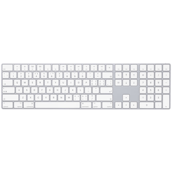 Apple/苹果 妙控键盘-闪电接口-带数字小键盘 苹果键盘蓝牙键盘办公键盘 MXCJ3CH/A*企业专享