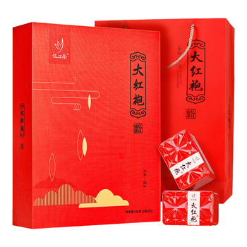 忆江南大红袍茶叶礼盒250g乌龙茶节日送礼送父母长辈的礼物茶韵