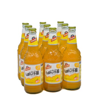 果啤 整箱9瓶装 菠萝啤橙味汽水碳酸饮料陕西西安特产 香橙味508ml*9