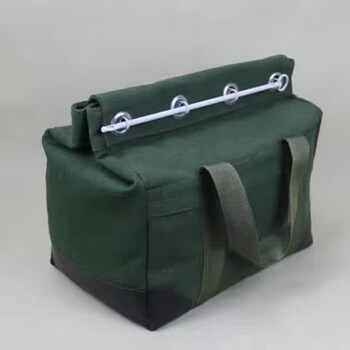 融银之汇（RYZH）0095 取款袋军绿色帆布板扣包80万银行专用包借调款包运钞袋缴款袋8捆360*220*360mm