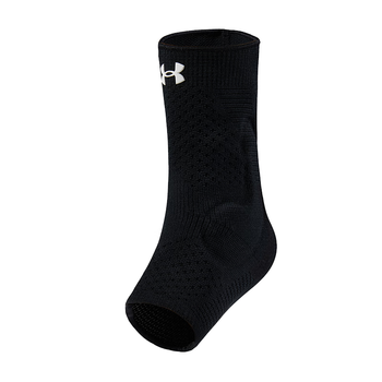 安德玛（UNDERARMOUR）运动护踝 夏季踝关节固定绑带脚踝护具护脚踝套男女防崴脚 黑色M