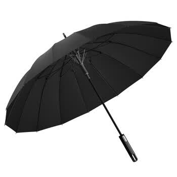 美度（MAYDU）自动雨伞大号加固加厚结实抗风商务伞双人伞280T M1615黑色