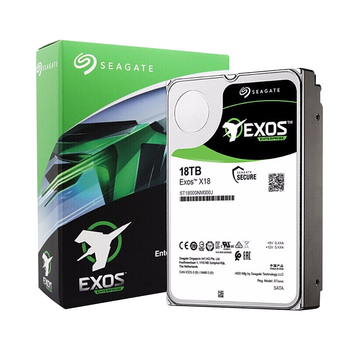 希捷（SEAGATE）企业级硬盘 18TB 256MB 7200RPM CMR垂直 SATA 希捷银河Exos X18系列 服务器硬盘ST18000NM000J
