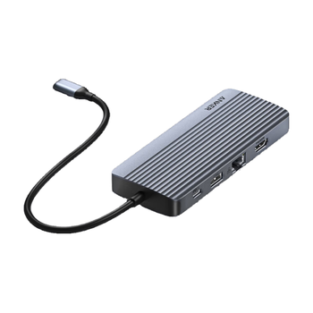 ANKER安克 Type-C拓展坞PD100W快充千兆网口hdmi转接头 通用华为苹果Macbook平板电脑等转换器 十合一