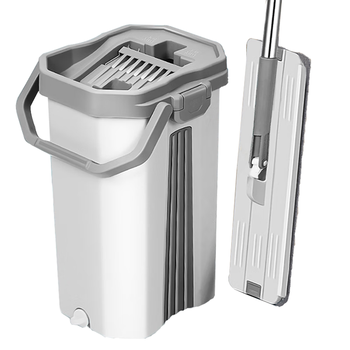 睿亿平板拖把刮刮乐拖把带桶吸水懒人拖把免手洗拖布墩布家用干湿两用