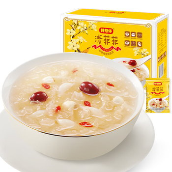 好想你 清菲菲冻干银耳羹105g/7袋 红枣枸杞莲子冲泡早餐代餐