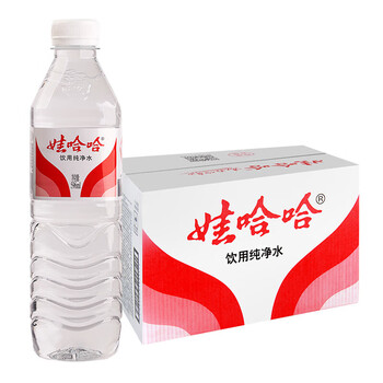 娃哈哈纯净水饮用水596ml*24瓶 整箱水 包装随机发