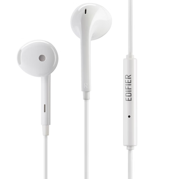 漫步者（EDIFIER）H180Plus 半入耳式有线耳机 手机耳机 音乐耳机 3.5mm接口 电脑笔记本手机适用