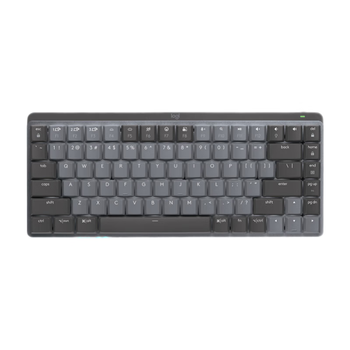 罗技（Logitech）大师系列 MX Mechanical 高性能低噪无线双模迷你机械键盘 84键 段落茶轴