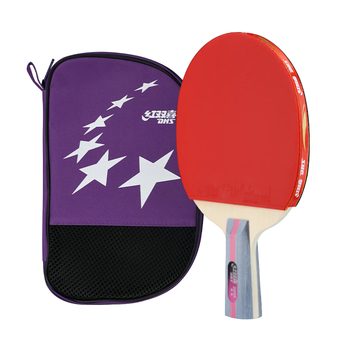 红双喜（DHS）乒乓球拍二星级直拍H2006单拍附拍包