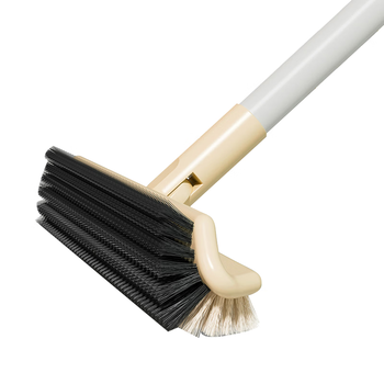 LYNN 长柄地刷卫生间厕所地板刷子刷地硬毛浴室清洁刷地缝刷V型刷头