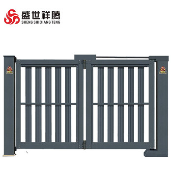 门乡村欧式别墅铝艺大门悬浮门对开双开门电动悬浮折叠门xt01元m05