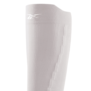 锐步小腿护腿套男女运动护腿跑步护膝篮球足球弹力加压护具骑行灰M