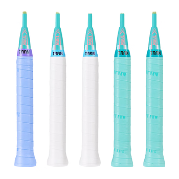 TAAN泰昂羽毛球拍手胶吸汗带手胶微粘性TW880 5条装(白2蒂蓝2浅蓝1)