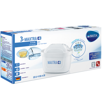 碧然德BRITA 活性炭 滤芯 过滤净水器滤芯 家用滤水壶滤芯  P3 滤芯3枚