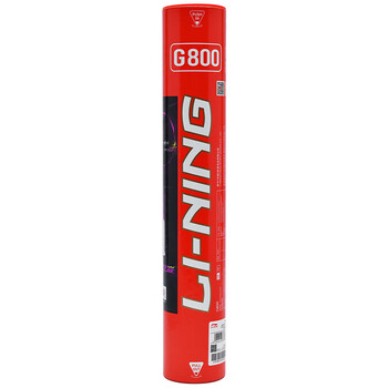 李宁（LI-NING）羽毛球超耐打77速比赛球精选优等赛级鹅毛 G800 12只装