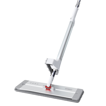 好媳妇平板拖把42CM2块布 铝合金大号加宽家用拖布免手洗一拖净拖地神器