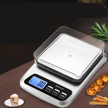 精准电子秤家用小型5kg高精度厨房秤天平克重称食物称克称小台秤电池