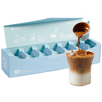 连咖啡每日鲜萃意式浓缩咖啡 速溶黑咖啡粉 香水生椰风味 2g*7颗