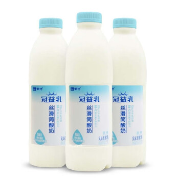 蒙牛冠益乳108kg瓶原味丝滑简酸奶大瓶装风味发酵乳生牛乳yp1080g3桶