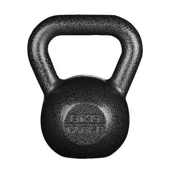 PROIRON普力艾 铸铁壶铃男士提壶哑铃壶健身壶铃深蹲练臀器械壶铃球 8KG