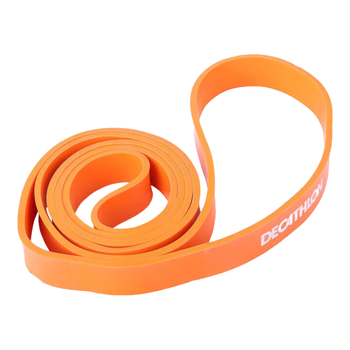 迪卡侬弹力带瑜伽器材拉伸翘臀圈健身带橘黄色均码2531587