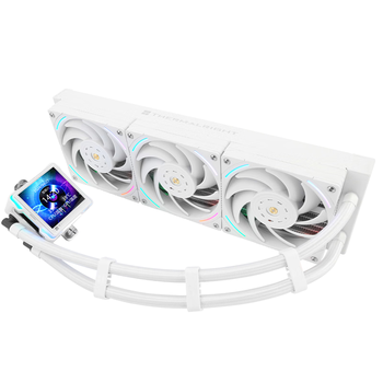 Thermalright(利民) ELITE VISION 360 ARGB WHITE 精英视界 一体式水冷散热器 IPS液晶屏 EV360 ARGB WHITE