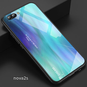 好机友华为nova2s玻璃手机壳nova2s保护套hwi-al00防摔全包软薄情侣