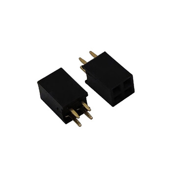 丢石头 2.54mm双排排母 2*2P 双排针插座 每件10只 直插针座 电子连接器