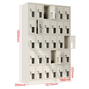 中伟手机柜存放柜工厂医院学校对讲机充电柜存放柜亚克力30门 中伟手机柜存放柜工厂医院学校对讲机充电柜存放柜亚克力30门