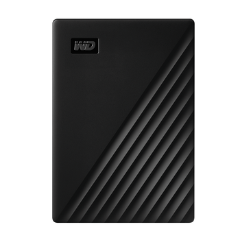 西部数据（WD）移动硬盘1TB USB3.0 My Passport随行版2.5英寸 黑 机械硬盘 笔记本电脑外接 大容量加密 家庭存储