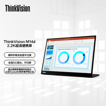 联想ThinkVision 14英寸便携显示器IPS屏幕  硬件护眼 双Type-C 一线链接 M14d 联想ThinkVision 14英寸便携显示器IPS屏幕  硬件护眼 双Type-C 一线链接 M14d