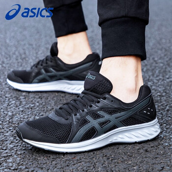 asics亚瑟士男鞋跑步鞋2021冬季新款jolt 2耐磨减震运动鞋男 黑色-001