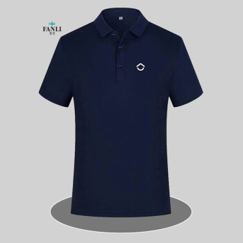 房工作服polo衫t恤短袖刺绣德佑地产工装衣服logo夏季翻领左胸右袖xl