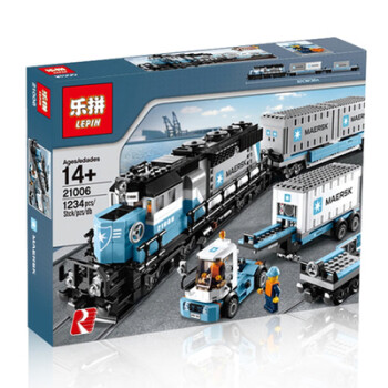 60198兼容lego 乐高city城市组系列60198货运火车小颗粒积木玩具02118