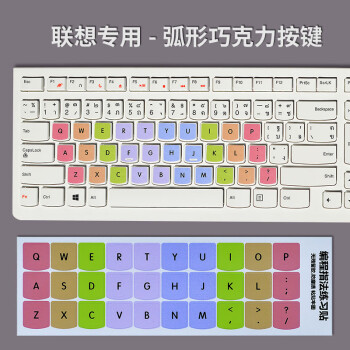 练指法键盘贴膜打字键盘笔记本电脑少儿童编程键位练习盲打字学生联想