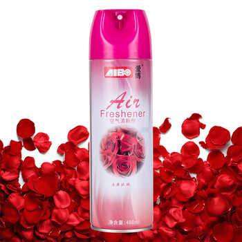爱博空气清新剂玫瑰花香480ml 除臭喷雾室内除异味除味厕所除臭香薰