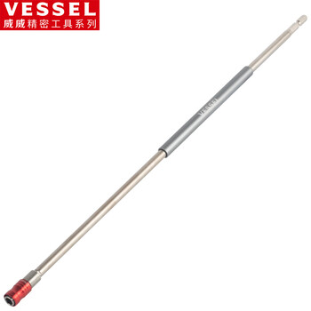 VESSEL威威 DXH-450 批头加长延长杆电动延长接杆六角套筒接杆18寸450mm