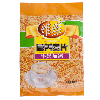 维维牛奶加钙营养麦片800g 速溶即食营养早餐代餐冲饮谷物