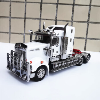 定制132肯沃斯kenwortht909澳洲卡车拖头合金汽车模型白色