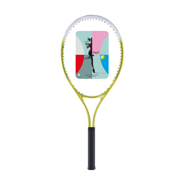 英辉（INVUI）网球拍初学者训练拍网球回弹训练器带线网球，手胶，拍包，茉莉黄